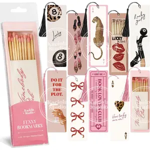 10 PCS Sassy Bookmarks Funny Bookmarks for Women Double Sided Lucky Booklover Gifts Cute Gifts for Romance Reader Friends Girls