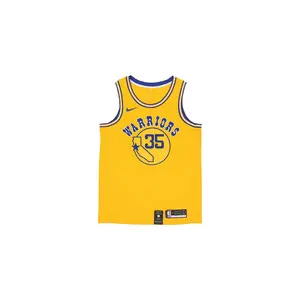NBA Golden State Warriors Jersey "Yellow- Durant Gold Hardwood Classics Swingman Jersey" AJ3878 729