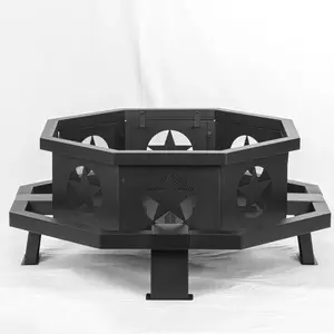 Antheny 35/42 Inch Wood Burning Fire Pit, Outdoor Firepit Foundry Select