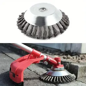 Durable universal trimming head - lawn mower weed brush head, Grass trimmer head, Grass trimmer accessories, suitable for sidewalk brick and garden maintenance