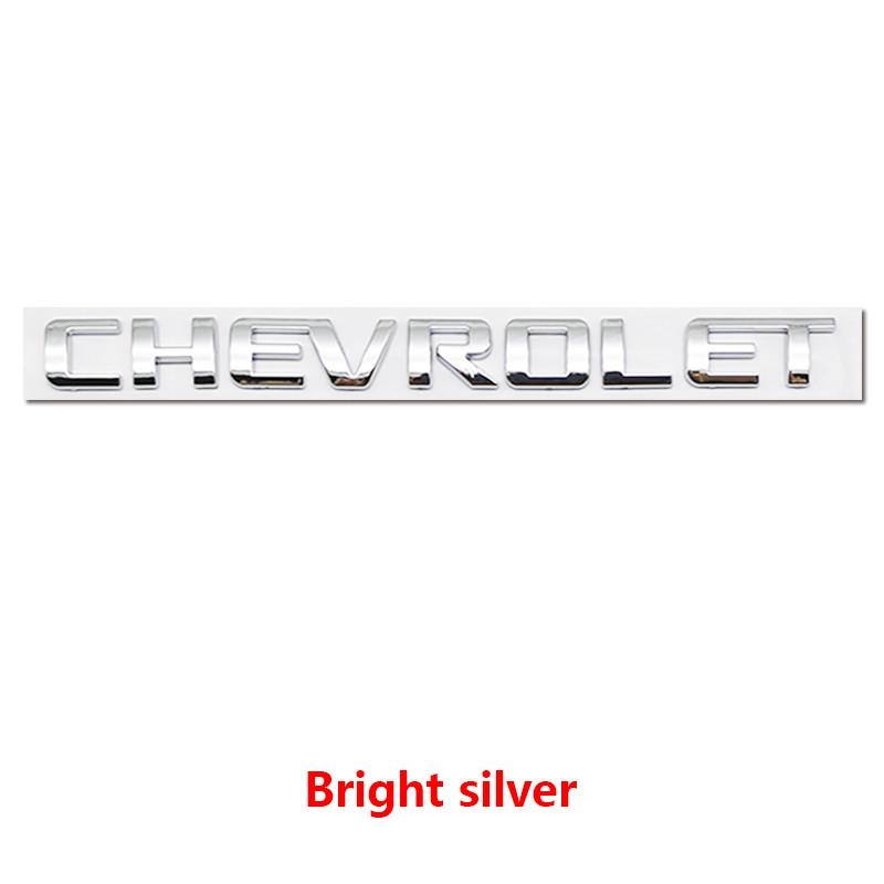 Chevrolet Car Letter Trunk Emblem Sticker, Waterproof Scratch-Resistant Self-Adhesive Decal, Fits All Chevrolet Models, Exterior Decoration