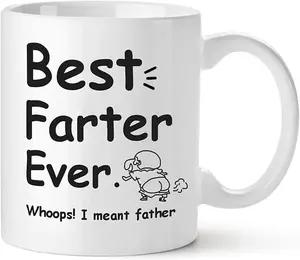 Gifts for Dad, Funny Fathers Day Gift Coffee Mugs, Awesome Daddy Gifts, 11oz Novel Coffee Tea Mugs with Hilarious Pattern for Dad for Birthday Father's Day