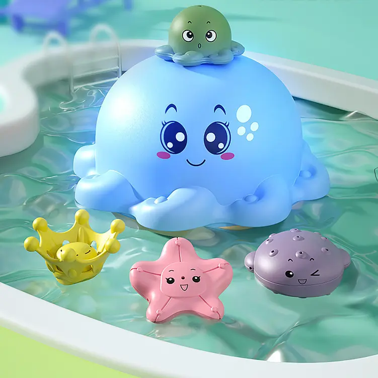 [Blue Octopus] Water Ball + 4 Cartoon Nozzles