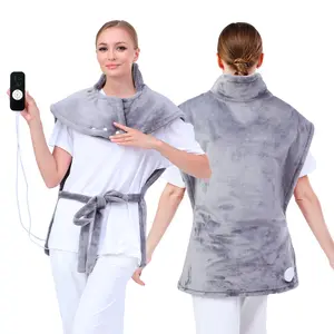 Heating Blanket for Neck Shoulders and Back with 12 Heating Levels 90 min Auto Off Perfect Birthday Gifts for Women Men Dad Mom Elderly 22 inch x 37 inch