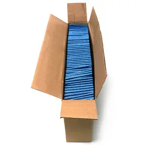 Glitter Stik 4" Mini Size Blue Glitter Hot Glue Sticks – 25 lb box
