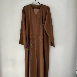Elegant Abaya with Subtle Embroidery