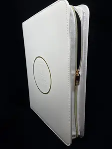 LUXURY White & Gold Pokémon Binder | FITS TOPLOADED & SLEEVED CARDS! CardPrison 3.0 Binder