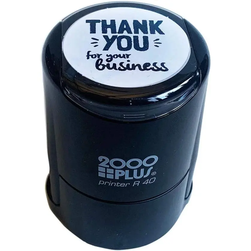 Thank You for Your Business Stamp / 1 5/8" Self Inking Rubber Stamp/Small Business Appreciation Stamper/Thanks for Your Order Customer Gratitude Stamp
