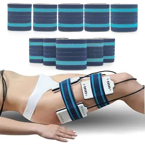 Elastic Bandage Wrap Azure and Traditional Royal Blue Binding Strap for Beauty Machine Lipolaser Spare Parts, 3 Sizes 10 Pcs ETL06BD