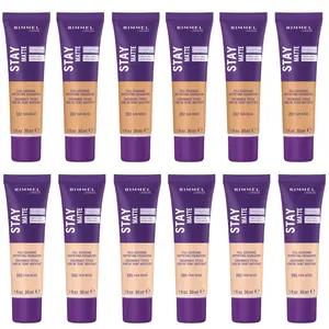 Rimmel Stay Matte Foundation Assorted - Wholesale 12 Units (RSMF)