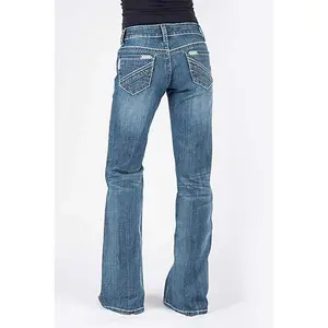 Stetson 214 Trouser Fit w/ Chevron Back Pocket - Women's Jeans