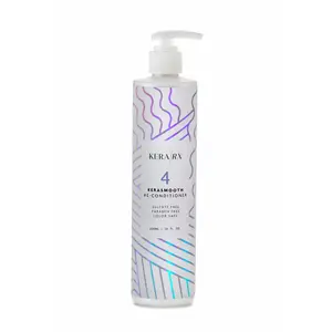 KeraSmooth Re-Conditioner by KERA/RX - Step 4 Color Safe Formula with Hydrolyzed Nano-Keratin & Botanicals for Damaged Hair Repair