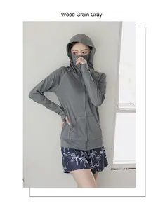 Live Exclusive Unisex Sun Protection Wetsuit, High Neck Hooded Long Sleeve with Finger Holes, Upf50+ UV Protection, All Seasons