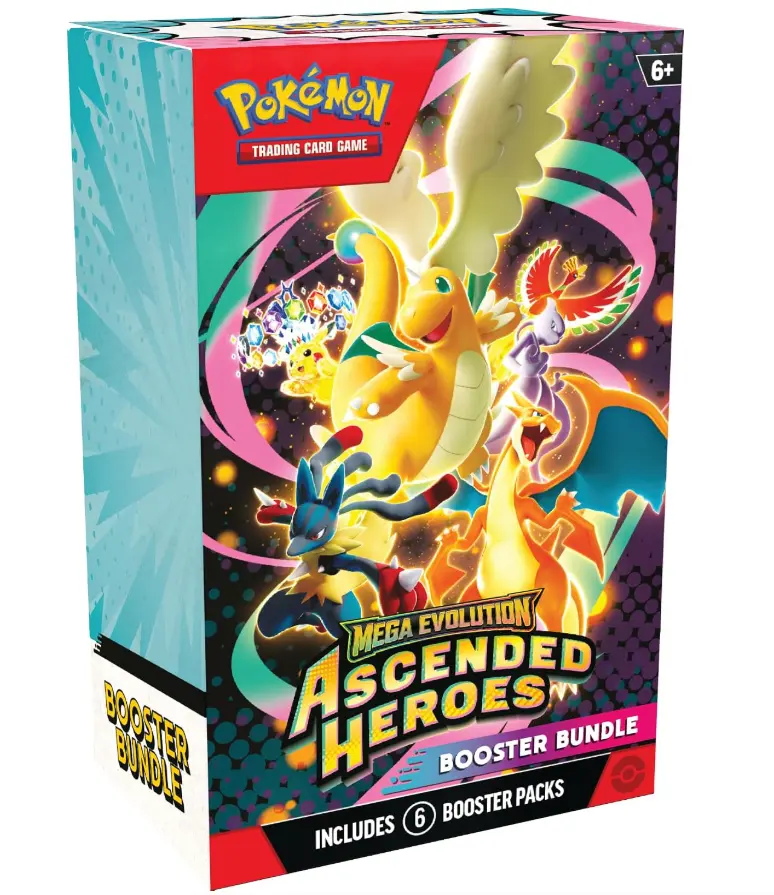 Pokémon TCG: Mega Evolution—Ascended Heroes Booster Bundle