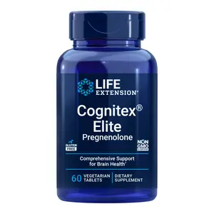 Life Extension Cognitex® Elite Pregnenolone 60 Vegetarian Tablets