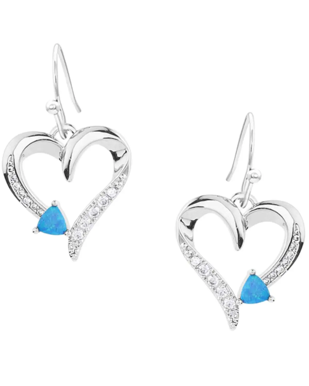 Montana Silversmiths Women's Women'S Love Everlasting Opal Crystal Earrings - Er5708