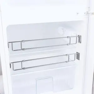 Telescopic RV Shower Corner Storage Bar, Adjustable Toiletry Organizer Shelf Rod for Camper Travel Trailer Motorhome Bathroom RV Interior Accessories, 2 Pack