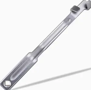 15-Inch Torque Wrench Extender Bar with 1/2" Square Drive Adapter Heavy-Duty Steel Automotive Tool for Mechanics Garage Repair & Hard-to-Reach Areas Extended Reach Wrench Versatile Wrench Extender