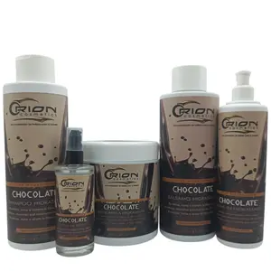 Orion Chocolate Complete Hair Care Set – Shampoo, Hair Balm, Mask, Leave-In & Shine Serum with Cocoa Extract