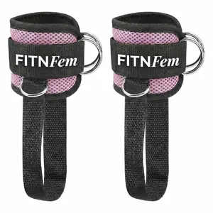 Ankle Straps Resistance Band with Magic Hook Loop for Leg Glute Training Portable Foot Strap for Home Gym Strength Building Equipment No-Slip Design for Effective Workout
