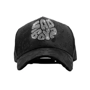 Dandy Hats Sad Boyz Crystal Black Snapback – Adjustable Streetwear Cap | Father’s Day Gift