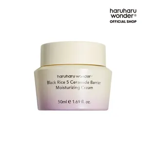 [HARUHARU WONDER Official Shop] - Black Rice 5 Ceramide Barrier Moisturizing Cream - Barrier-boosting ingredients to build a better skin barrier, Ceramides, Moisturizing, Unscented