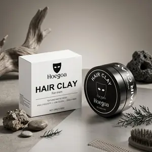 Fashion Matte Men's Styling Hair Clay (100g), Natural Volume, Smooth Shine, Subtle Matte Finish, Textured Hairstyling Balm