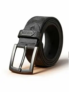 Vintage Pin Buckle PU Belt, Unisex Design for All Seasons, Ideal for Daily Wear & Gift Giving, Perfect for Men & Women