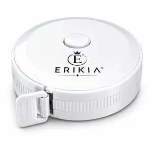 ERIKIA Soft Retractable Tape Measure for Body - Dual Scale Measuring Tape for Sewing, Tailoring, Fitness, and Weight Loss
