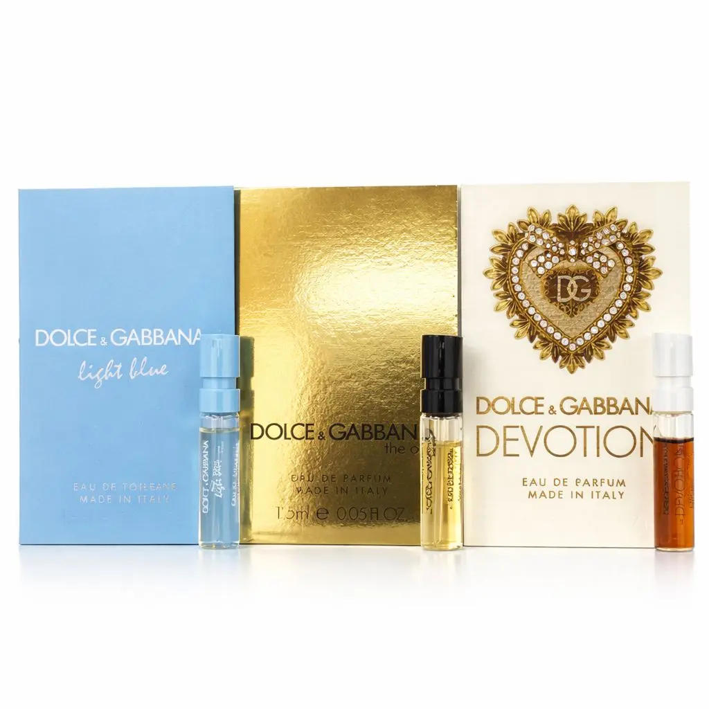 Dolce & Gabbana 3 Pieces Sample Pack For Women