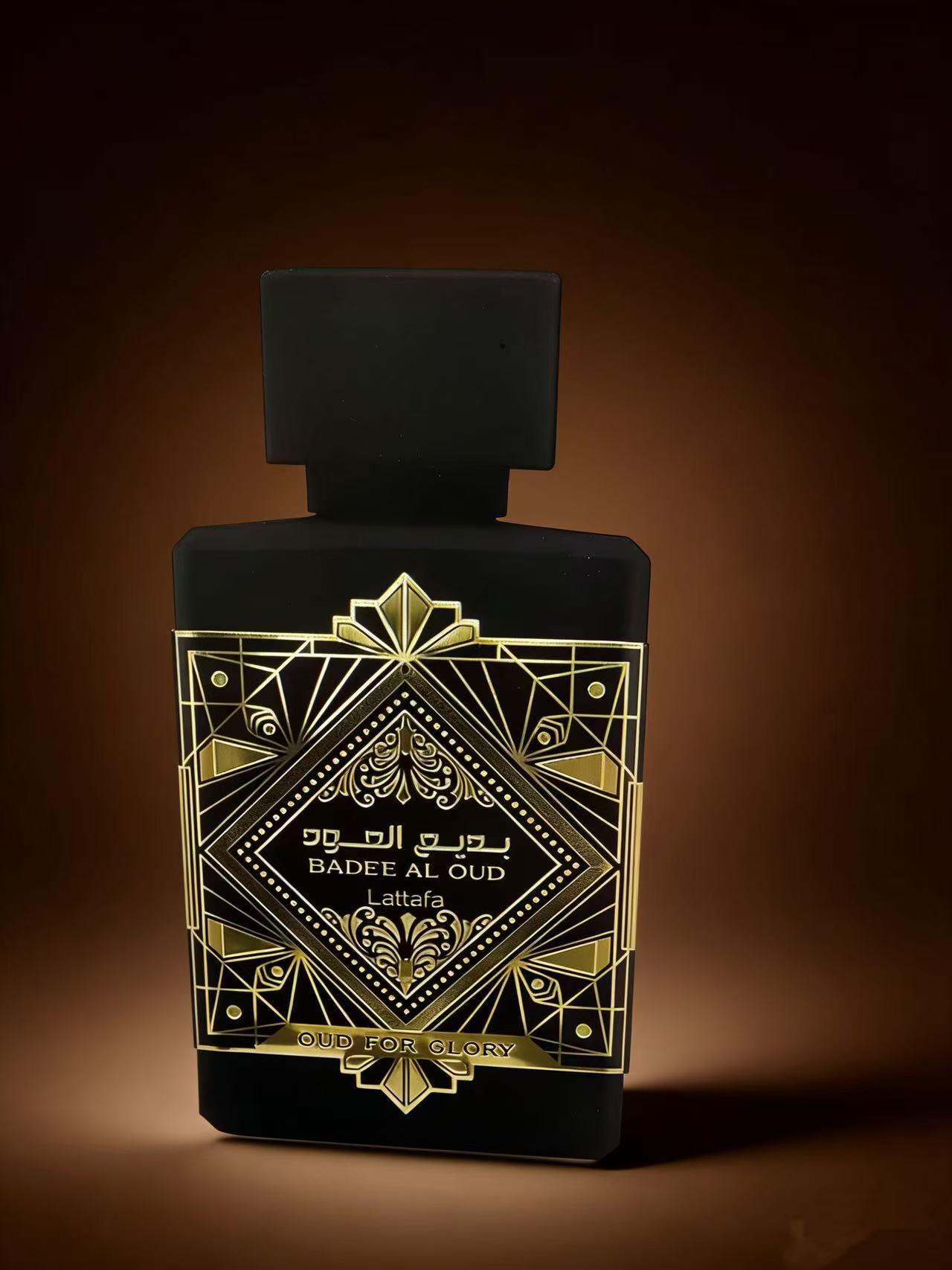 Lattafa Perfumes Bade'e Al Oud, Oud for Glory for Unisex Eau de Parfum Spray, 3.4 Ounce
