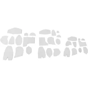 30 Pcs Memory Bear Sewing Patterns Template Set with for Beginners