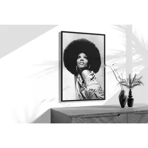 Diana Ross Black and White Print - Feminist Wall Art Poster