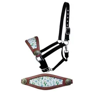 Showman Adjustable Bronc Halter, Cactus
