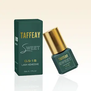 TAFFEAY 0.5-1 Second Sweet Adhesive Eyelash Extension Glue (5ml)