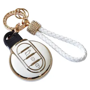 Bmw Mini Keychain Cover, Smart Remote Key Protector, Key Fob Protector, Car Key Accessory, Fits Bmw Mini Cooper F54 F55 F56 F57 F60, Durable Key Shell Protection Case