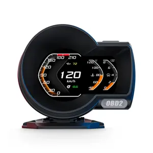 New universal F8 OBD2 LCD multi-function instrument display speed meter water temperature oil temperature vehicle turbine meter