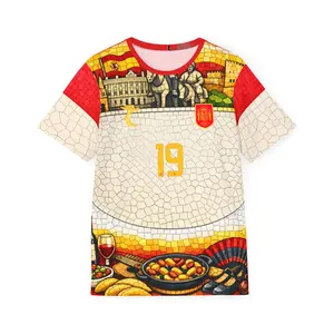 Yamal #19 Spain Heratige jersey
