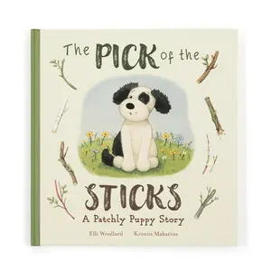 Jellycat The Pick of the Sticks Book - A Patchly Puppy Story