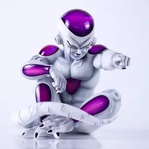 Dragon Ball Frieza Final Form Sitting Figure, Anime Collectible Model, Desktop Decor, Boys' Gift, High Detail Reverse Villain Handmade, Sculpted Statue
