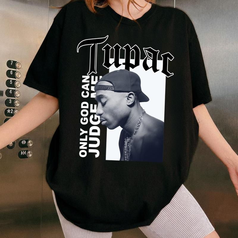 Pac (tupac) - Only God Can Judge Me Woman's T-shirt Cotton Unisex T-shirt, Made In Usa, Gift For Fan