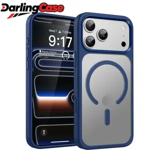 DarlingCase Magnetic iPhone Case Compatible with iPhone 17 16 15 14 13 12 11 Series (Pro / Pro Max / Plus), MagSafe Compatible, Shockproof Protective Cover with Enhanced Camera Protection & Anti-Fingerprint Finish