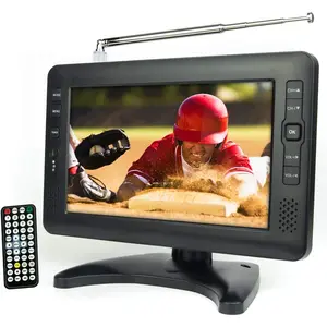 9" 1080p Portable TV LCD  Rechargeable    Capability HD-TV, USB, SD Card, AC/DC, Remote Control Built in Stand Small for   Travel