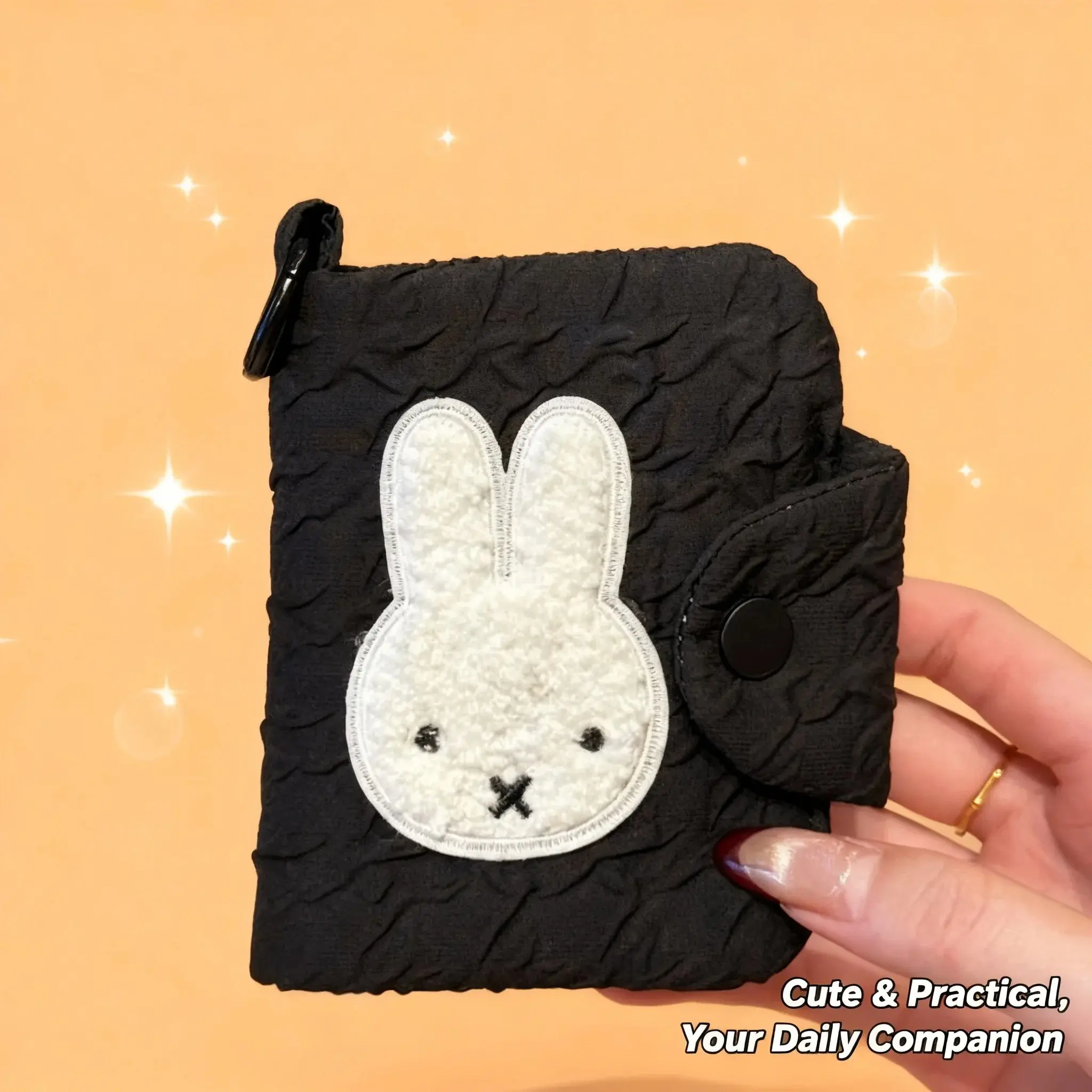 Kawaii Miffy Cartoon ID Card Wallet Cute Storage Toys Gift for Girl Birthday Christmas