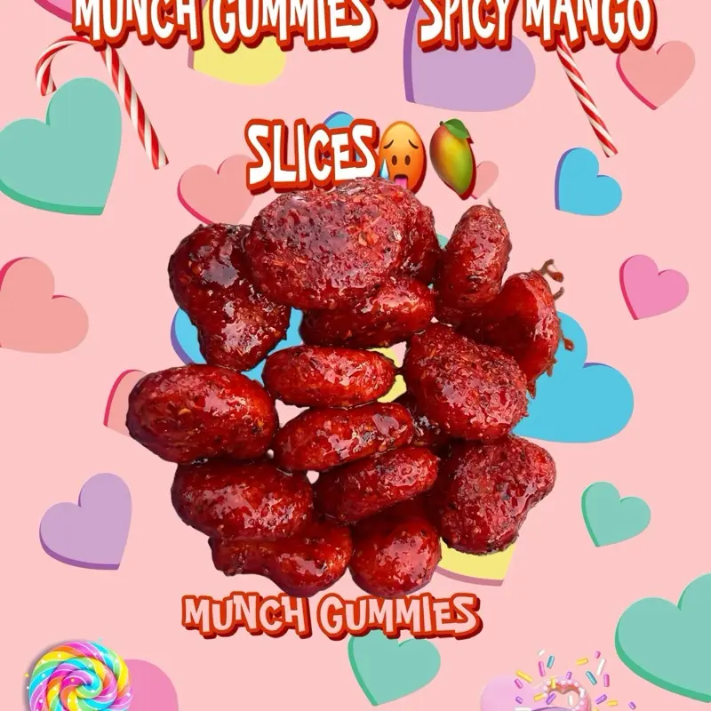 Munch Gummies ~  Spicy Mango Snack Slices
