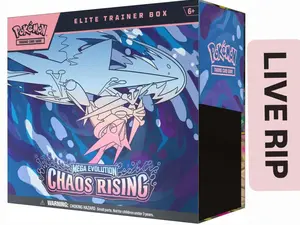 Chaos Rising Elite Trainer Box - ME04: Chaos Rising (LIVE RIP)