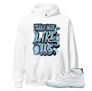 AJ 11 Legend Blue Hoodie to Match Sneaker, 11 Legend Blue Hoodie,  Design Printed T-Shirt, Unique Graphic Tee, Unisex Shirt Gift