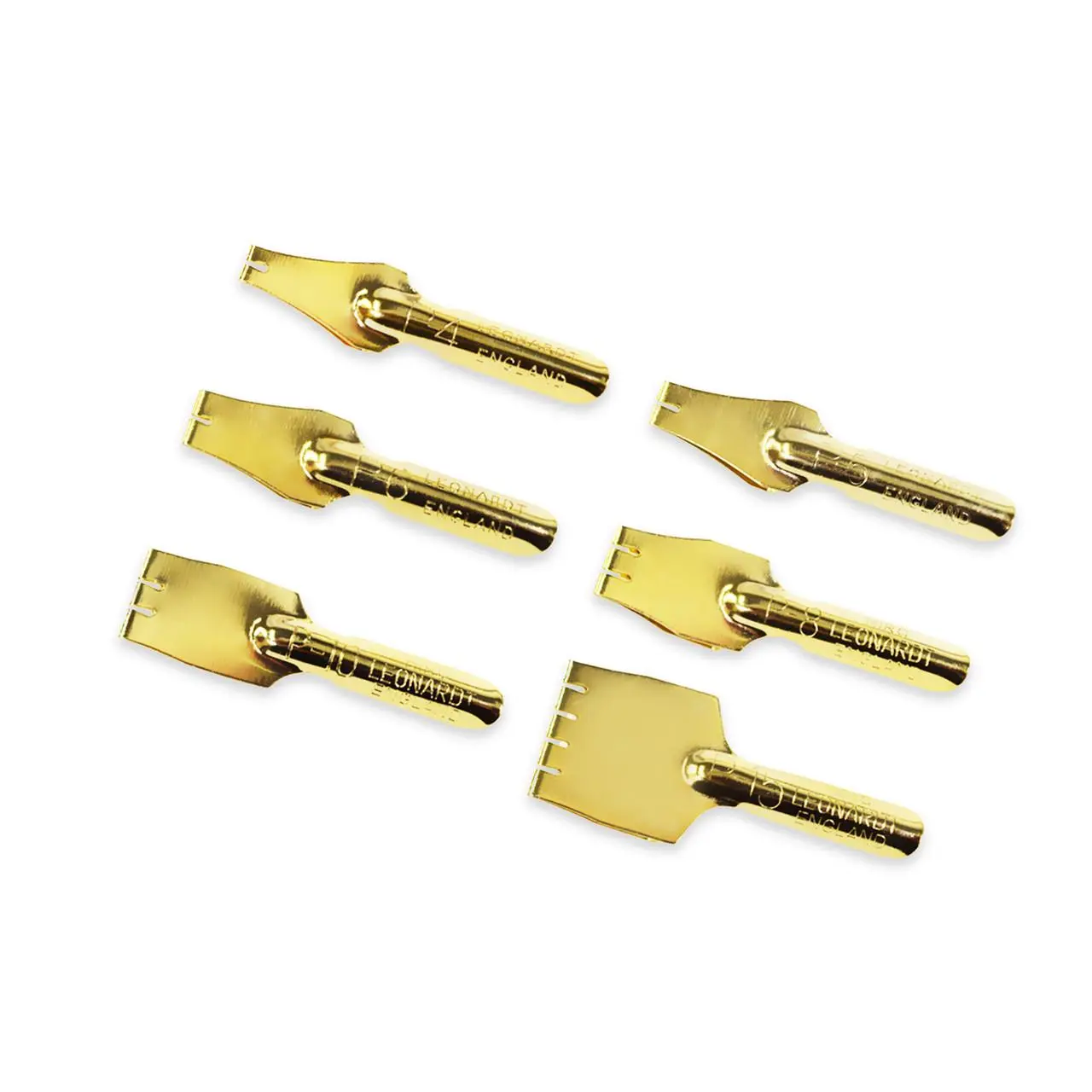 Hiro Brass Poster Nibs - Broad-Edge Lettering Nibs for Bold Calligraphy and Illustrations