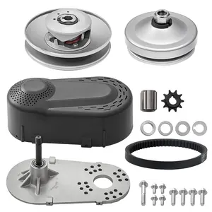 VEVOR Drive Clutch, 2-8HP Engine, 2000 RPM High-Strength Drive Clutch with Asymmetric Designed Wheels Robust Rubber Belt, Sturdy Durable Clutch with Full Accessories, Fit for Various Engines