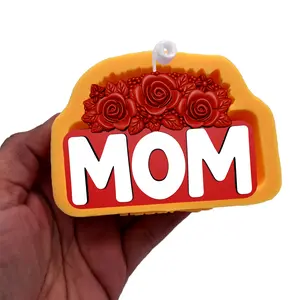 Mom Flower Silicone Mold – Mother’s Day Candle Mold